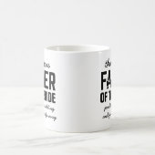 Der lustige Vater der Gastgeschenk Hochzeit Kaffee Kaffeetasse (Mittel)