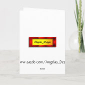 Der lustige Vatertag Pferdegesichts- Karte (Rückseite)