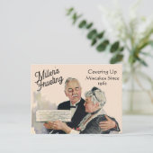 Der lustige Weg zum Bedecken von Mistakes Zuckergu Postkarte (Stehend Vorderseite)