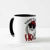 Der lustige Weihnachtsmann, in dem Haus gibt es ei Tasse (Vorderseite Links)