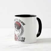 Der lustige Weihnachtsmann, in dem Haus gibt es ei Tasse (VorderseiteRechts)