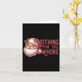 Der lustige Weihnachtsmann Vintag nichts für Ihre Karte (Gelbe Blume)