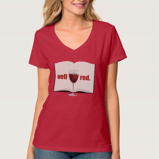 Der lustige Weinpuff: Rot T-Shirt (Vorderseite)