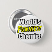 Der lustigste Chemist der Welt Button (Vorne & Hinten)