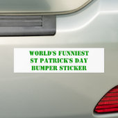 Der lustigste St. Patrick's Day Autoaufkleber (Auf Auto)