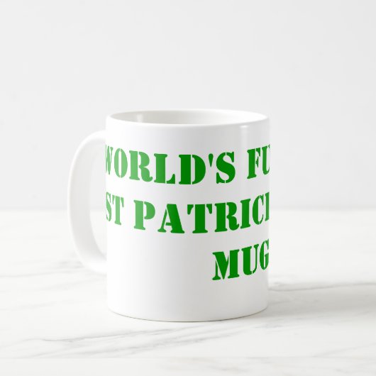 Der lustigste St. Patrick's Day Kaffeetasse (Vorderseite Links)