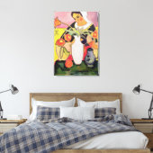Der Lute Player, 1910 Leinwanddruck (Insitu (Schlafzimmer))