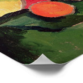 Der Lute Player, 1910 Poster (Ecke)