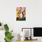 Der Lute Player, 1910 Poster (Heimbüro)