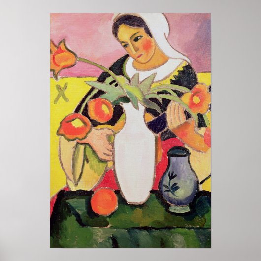 Der Lute Player, 1910 Poster (Vorne)