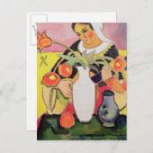 Der Lute Player, 1910 Postkarte (Vorne/Hinten)