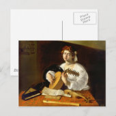 Der Lute Player - Caravaggio Postkarte (Vorne/Hinten)