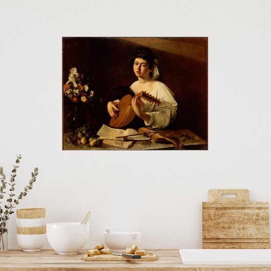 Der Lute-Player Poster (Küche)