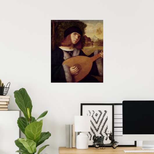 Der Lute Player Poster (Heimbüro)