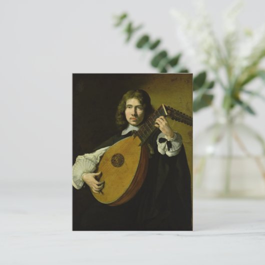 Der Lute-Player Postkarte (Stehend Vorderseite)