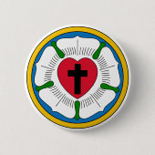 Der Luther RoseLutheranism Martin Luther Button (Vorderseite)