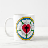 Der Luther RoseLutheranism Martin Luther Kaffeetasse (Links)