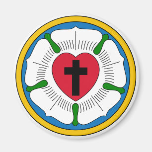 Der Luther RoseLutheranism Martin Luther Magnet