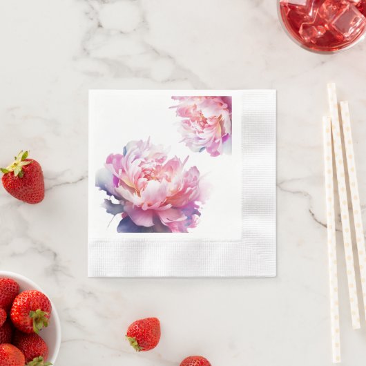 Der Luxus der Peonies Serviette (Beispiel)