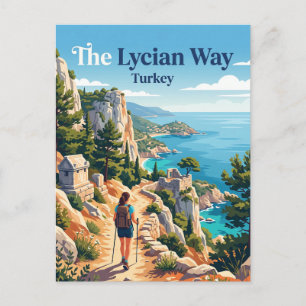 Der Lykische Weg Türkei Postkarte