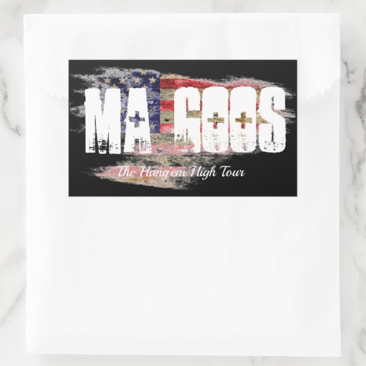 Der Ma Goos Hang'em High Sticker (Tasche)