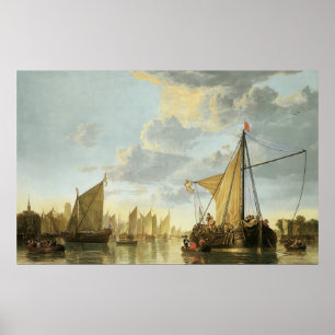 Der Maas bei Dordrecht; 1650 Poster