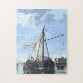 Der Maas bei Dordrecht bis zum Tag Puzzle