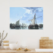 Der Maas bei Dordrecht durch Aelbert Cuyp Poster (Küche)