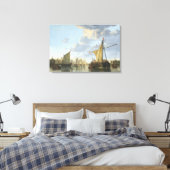 Der Maas bei Dordrecht Leinwanddruck (Insitu (Schlafzimmer))