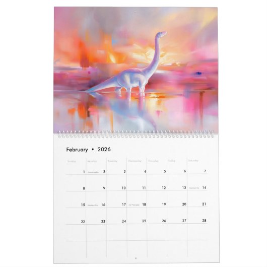 Der mächtige Dinosaurier: Ausgabe 1 Kalender (Feb 2026)