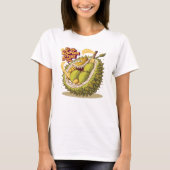 Der mächtige Durian: Lass der Durian Fruit Reign T-Shirt (Vorderseite)
