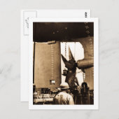 Der mächtige Fitz - Rudder & Prop Postkarte (Vorne/Hinten)