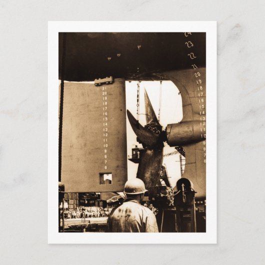 Der mächtige Fitz - Rudder & Prop Postkarte (Vorderseite)