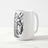 Der mächtige griechische Gott Kaffeetasse (VorderseiteRechts)