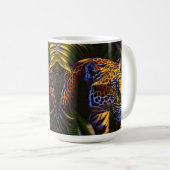 Der mächtige Jaguar - ein Dschungelräuber Kaffeetasse (VorderseiteRechts)