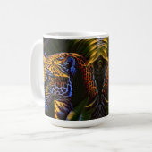 Der mächtige Jaguar - ein Dschungelräuber Kaffeetasse (Vorderseite Links)