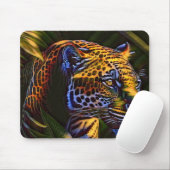 Der mächtige Jaguar - ein Dschungelräuber Mousepad (Mit Mouse)