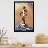 Der mächtige Mann Gottes Poster (Küche)
