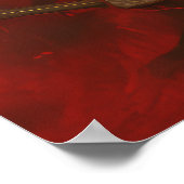 Der mächtige spartanische Krieger, der Schwert häl Poster (Ecke)