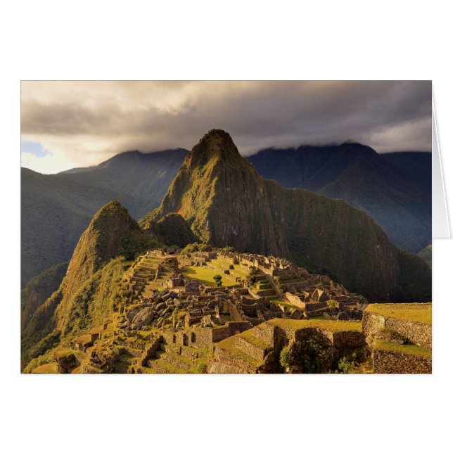 Der Machu Picchu-Platz in der Nähe von Cusco in Pe (Vorderseite (Horizontal))