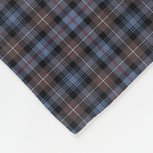 Der Mackenzie-Clan Brown und blauer Fleecedecke