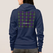 Der Mackenzie-Clan karierter schottischer Tartan Hoodie (Rückseite)