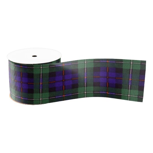 Der Mackenzie-Clan karierter schottischer Tartan Ripsband (Spule)