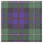 Der Mackenzie-Clan karierter schottischer Tartan Stoff (Nahaufnahme)