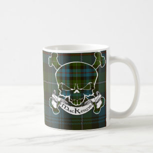 Der Mackenzietartan-Schädel Kaffeetasse