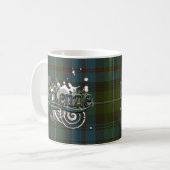 Der Mackenzietartan-Schmutz Kaffeetasse (Vorderseite Links)