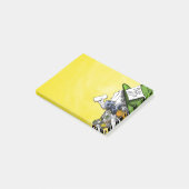 Der Mad Hatter {Alice im Wunderland} Post-it Klebezettel (angewinkelt)