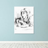 Der Mad Hatter Leinwanddruck (Insitu (Holzboden))