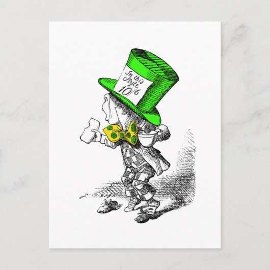Der Mad Hatter Postkarte (Vorderseite)