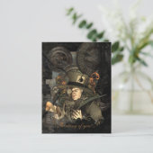 Der Mad Hatter Postkarte (Stehend Vorderseite)